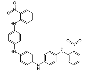 1-N,4-N-bis[4-(2-nitroanilino)phenyl]benzene-1,4-diamine结构式