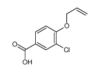 3-chloro-4-prop-2-enoxybenzoic acid结构式