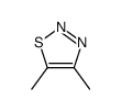4,5-dimethylthiadiazole Structure