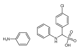 aniline (4-chlorophenyl)(phenylamino)methanesulfonate Structure