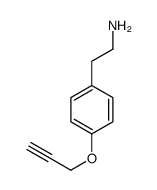 Benzeneethanamine, 4-(2-propynyloxy)- (9CI) picture