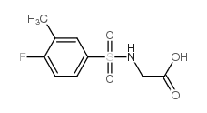 2-[(4-fluoro-3-methylphenyl)sulfonylamino]acetic acid picture