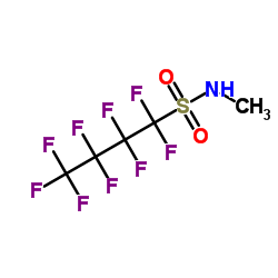 n-(methyl)nonafluorobutanesulfonamide Structure