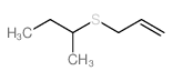 Sulfide, allyl sec-butyl,结构式