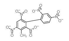 2-(2,4-dinitrophenyl)-4-methyl-1,3,5-trinitro-benzene Structure