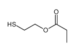 Propanoic acid 2-mercaptoethyl ester结构式