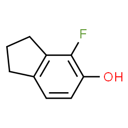 1H-Inden-5-ol, 4-fluoro-2,3-dihydro- (9CI) Structure