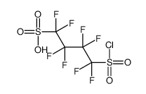 4-chlorosulfonyl-1,1,2,2,3,3,4,4-octafluorobutane-1-sulfonic acid Structure