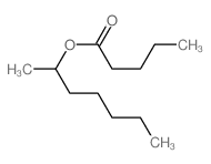 Pentanoic acid,1-methylhexyl ester Structure