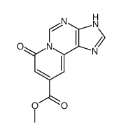 methyl 7-oxo-7H-pyrido[2,1-i]purine-9-carboxylate结构式