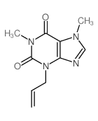 1,7-dimethyl-3-prop-2-enyl-purine-2,6-dione picture