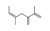 2,5-Dimethyl-3-methylene-1,5-heptadiene结构式