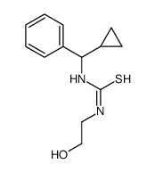 1-[cyclopropyl(phenyl)methyl]-3-(2-hydroxyethyl)thiourea Structure