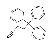 4,4,4-triphenyl-butyronitrile Structure