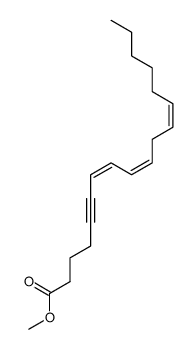 methyl (7Z,9Z,12Z)-octadeca-7,9,12-trien-5-ynoate结构式