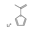 lithium (1-methylethenyl)cyclopentadiene结构式