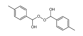 bis-(α-hydroxy-4-methylbenzyl) peroxide结构式