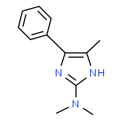1H-Imidazol-2-amine,N,N,4-trimethyl-5-phenyl-(9CI) structure