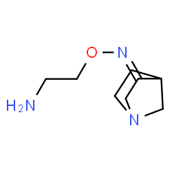 1-Azabicyclo[2.2.1]heptan-3-one,O-(2-aminoethyl)oxime,(Z)-(9CI) Structure