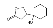 3-(1-hydroxycyclohexyl)butanolide结构式