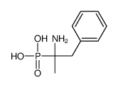 (2-amino-1-phenylpropan-2-yl)phosphonic acid Structure