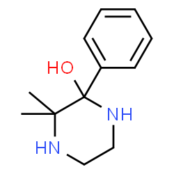 2-Piperazinol,3,3-dimethyl-2-phenyl-(9CI) Structure