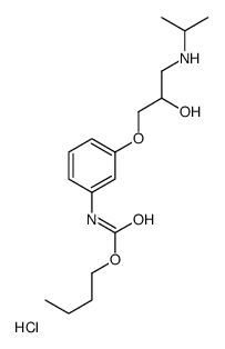 [3-[3-(butoxycarbonylamino)phenoxy]-2-hydroxypropyl]-propan-2-ylazanium,chloride Structure