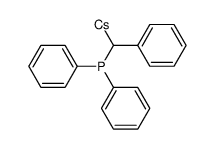 ((diphenylphosphanyl)(phenyl)methyl)cesium Structure