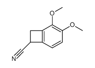 3,4-dimethoxybenzocyclobutene-1-carbonitrile结构式
