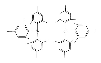 hexamesityldisilane Structure