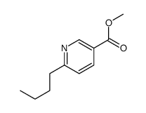 methyl 6-butylpyridine-3-carboxylate Structure