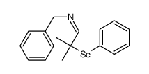 N-benzyl-2-methyl-2-phenylselanylpropan-1-imine结构式