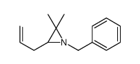 1-benzyl-2,2-dimethyl-3-prop-2-enylaziridine结构式