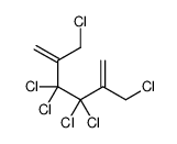 3,3,4,4-tetrachloro-2,5-bis(chloromethyl)hexa-1,5-diene Structure