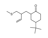 4-tert-Butyl-2-[2-[(methylthio)methyl]-3-butenyl]cyclohexanone Structure