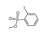 2-iodobenzenesulfonic acid methyl ester structure