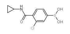 3-氯-4-(环丙基氨基甲酰基)苯基硼酸图片