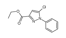 5-氯-4-乙氧羰基-1-苯基吡唑结构式