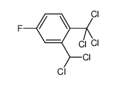 2-trichloromethyl-5-fluorobenzal chloride Structure