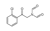 Formamide, N-[2-(2-chlorophenyl)-2-oxoethyl]-N-formyl Structure