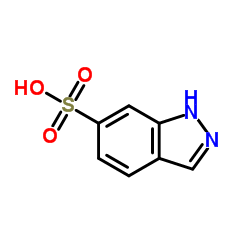 1H-Indazole-6-sulfonic acid结构式