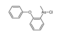 chloro-methyl-(2-phenoxy-phenyl)-arsine Structure