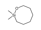 2,2-dimethyl-1,2-oxasilocane结构式