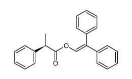 2,2-diphenylvinyl (R)-2-phenylpropanoate Structure