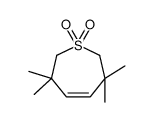 Thiepin, 2,3,6,7-tetrahydro-3,3,6,6-tetramethyl-1,1-dioxide结构式