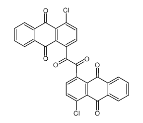 4,4'-dichloro-1,1'-oxalyl-di-anthraquinone Structure