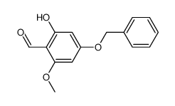 4-(benzyloxy)-2-hydroxy-6-methoxybenzaldehyde结构式