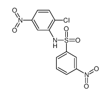 N-(2-chloro-5-nitrophenyl)-3-nitrobenzenesulfonamide Structure