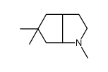 1,5,5-trimethyl-2,3,3a,4,6,6a-hexahydrocyclopenta[b]pyrrole Structure