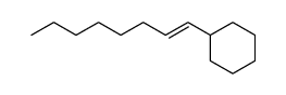 (E)-(oct-1-en-1-yl)cyclohexane Structure